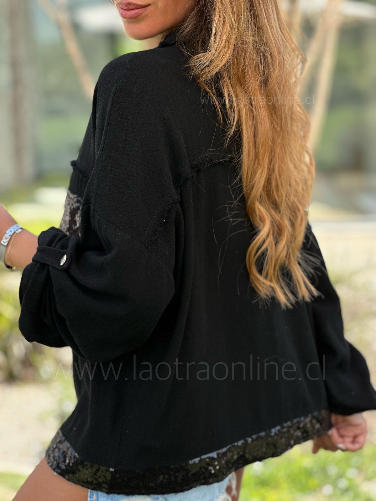 Chaqueta Viña negro