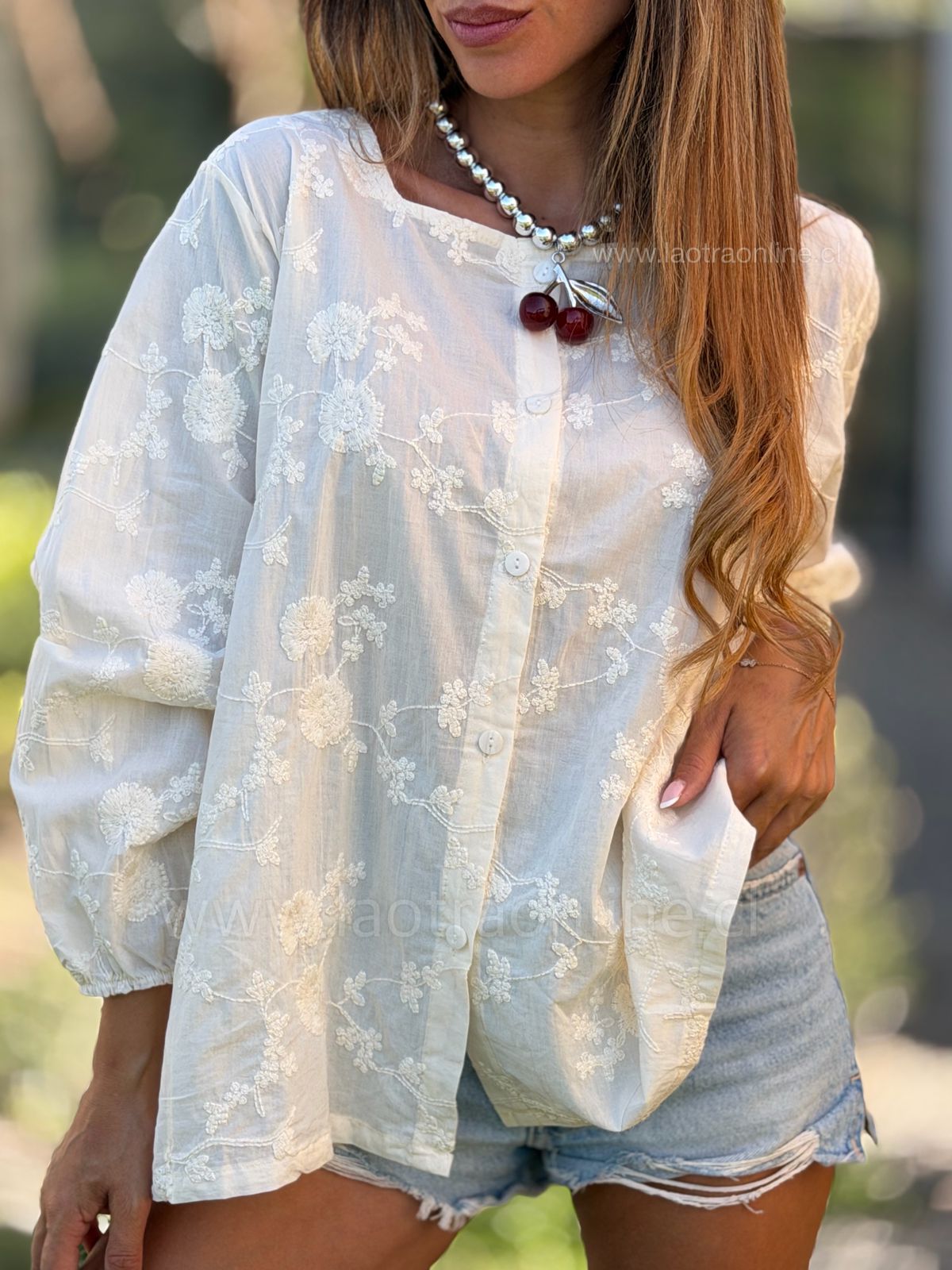 Blusa Celine blanco