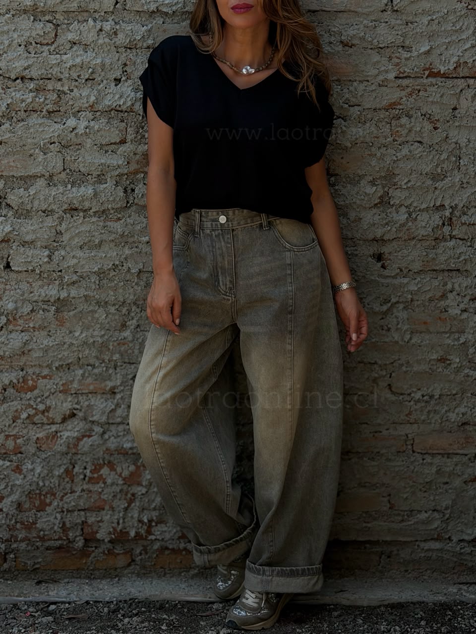 Polera Provenza negro