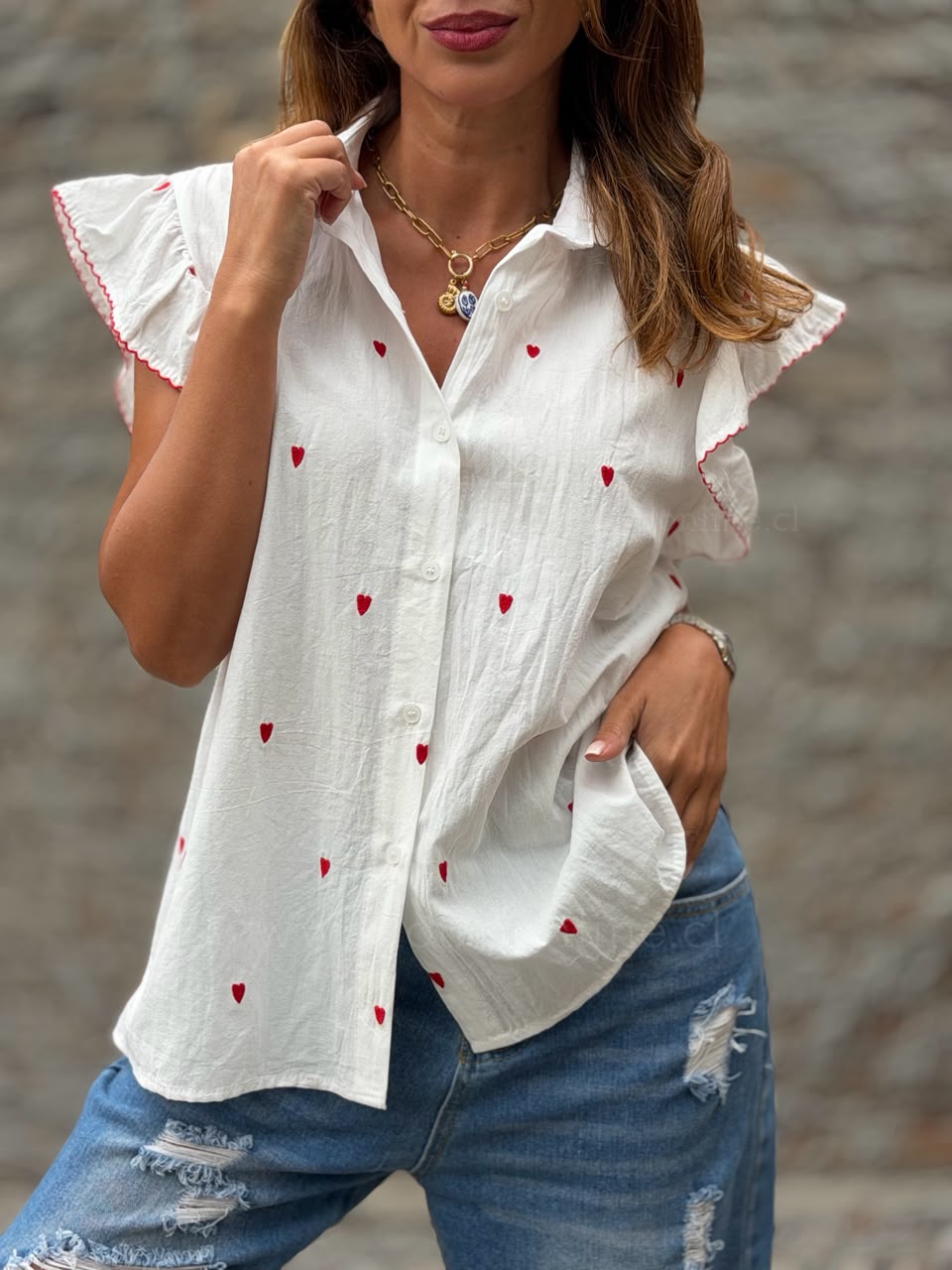 Blusa La Otra blanco