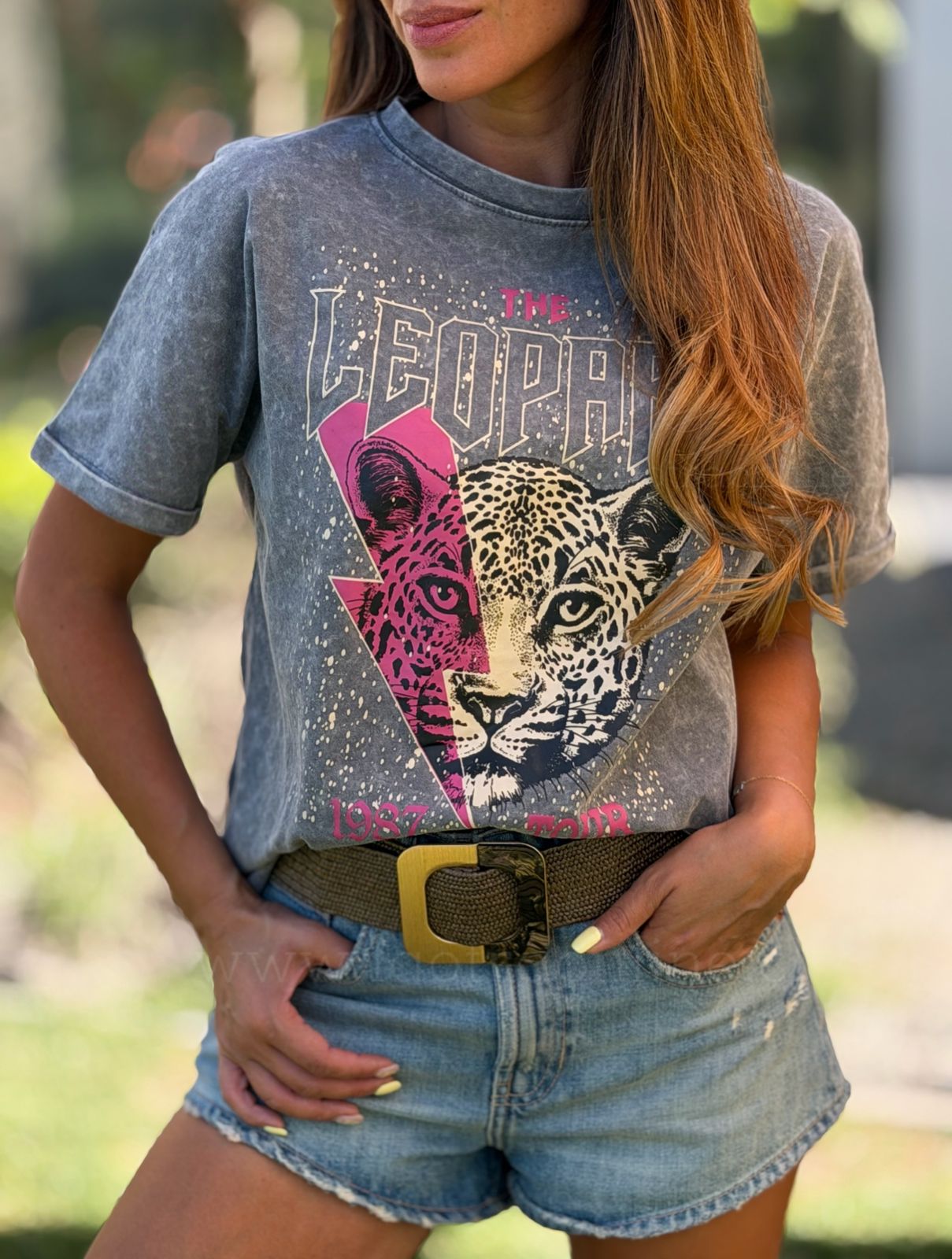 Polera Jaguar Rayo gris