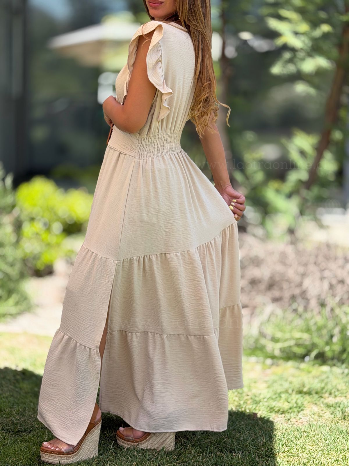Vestido Australia crema