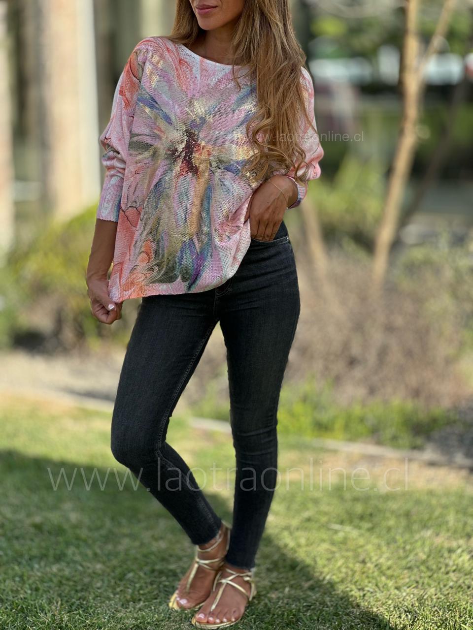Sweater Indonesia rosa