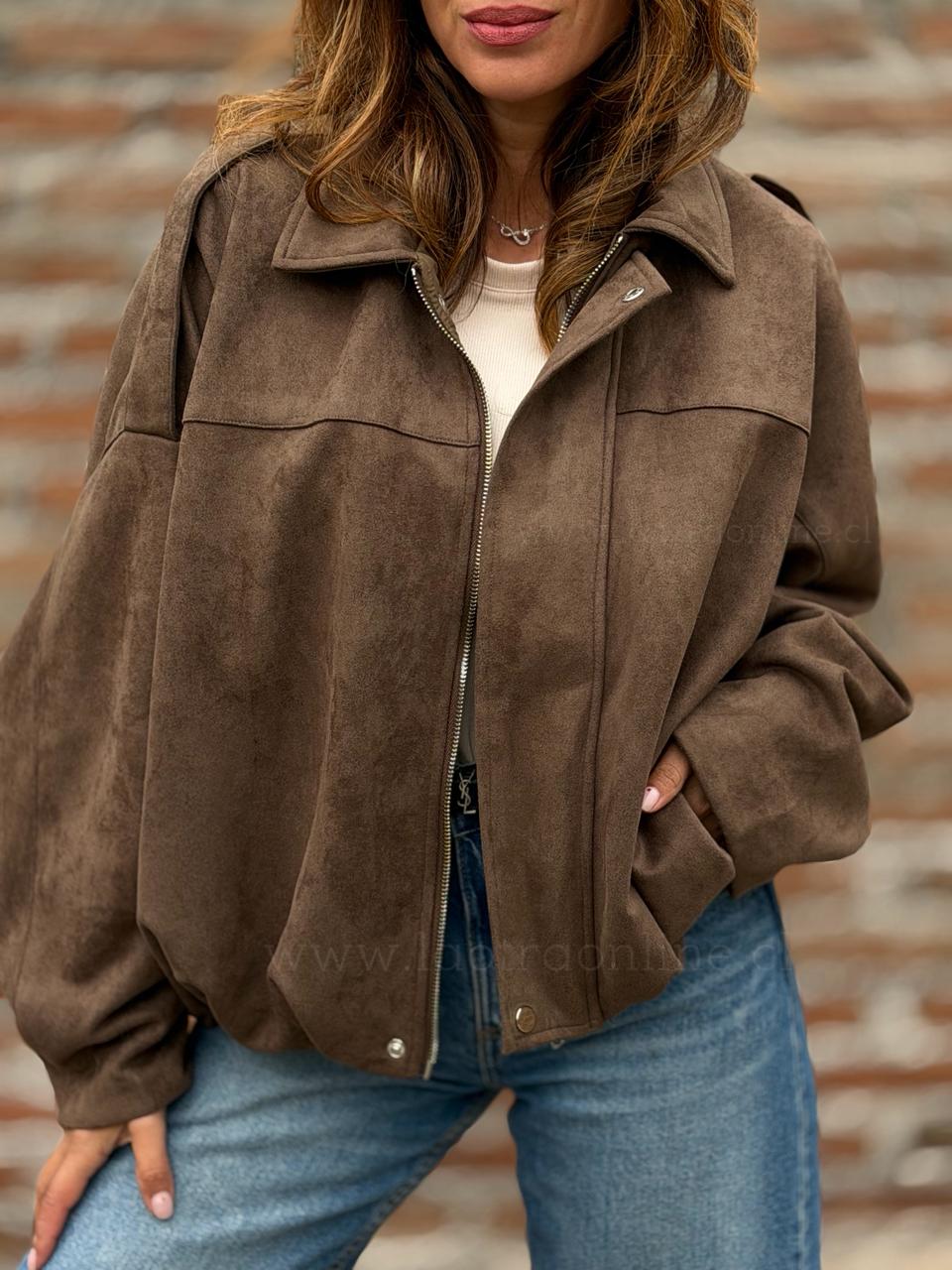 Chaqueta Rosario moka