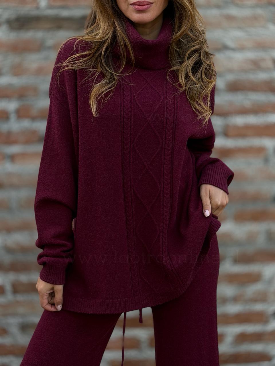 Sweater Regalo cherry