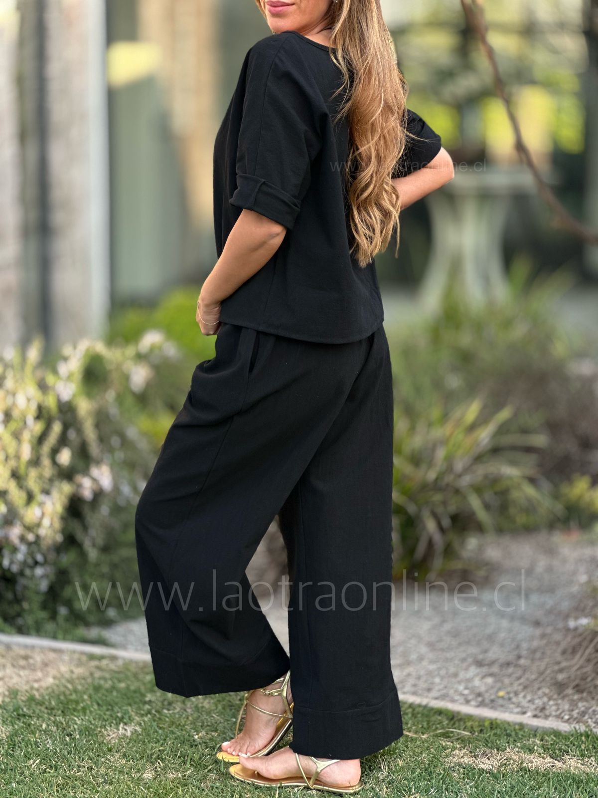 Conjunto Mikonos negro