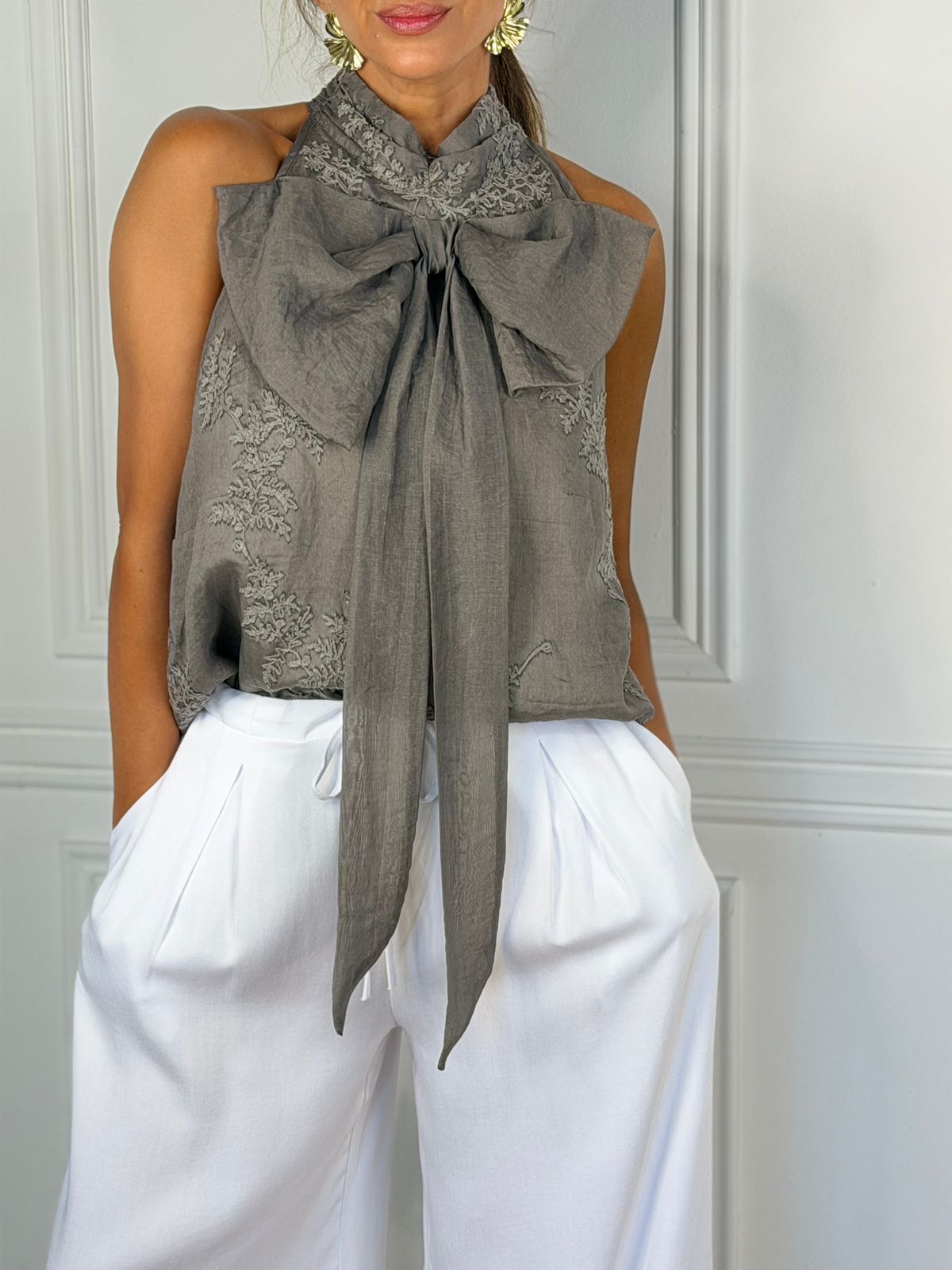 Blusa Dunquerque gris