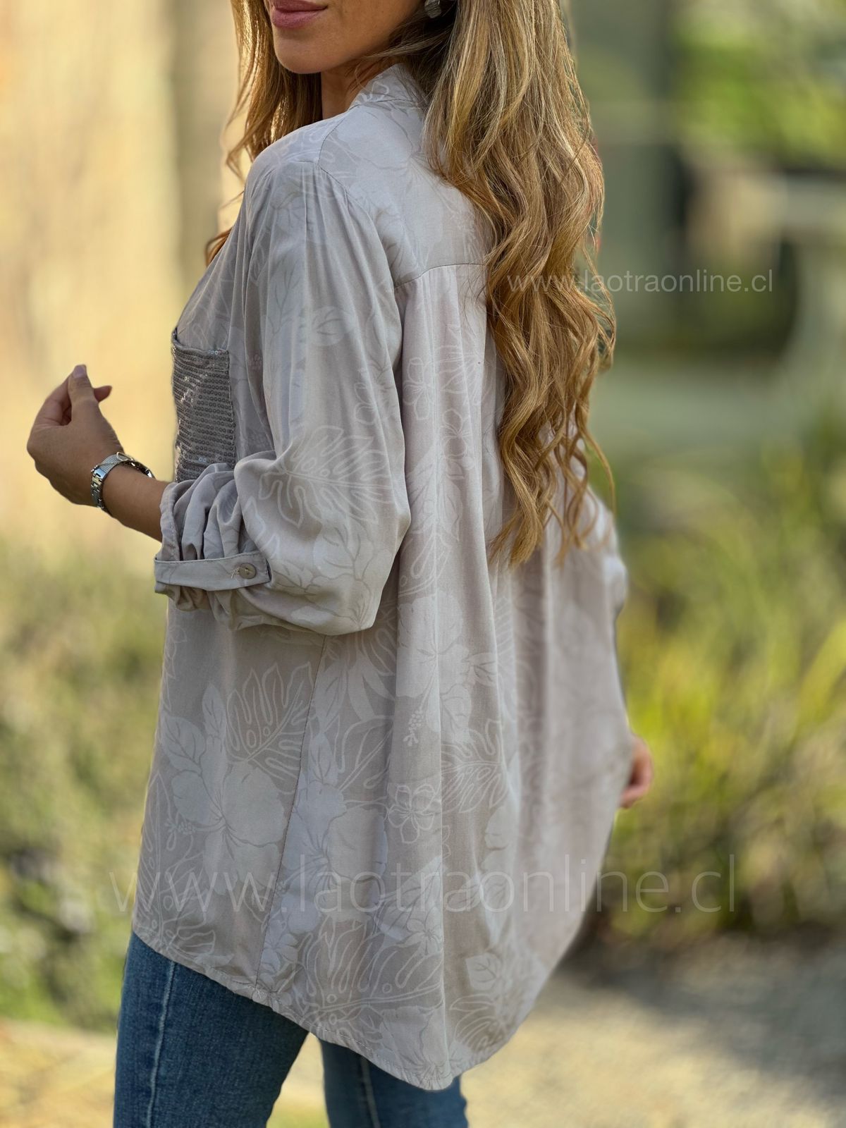 Blusa Caburgua gris