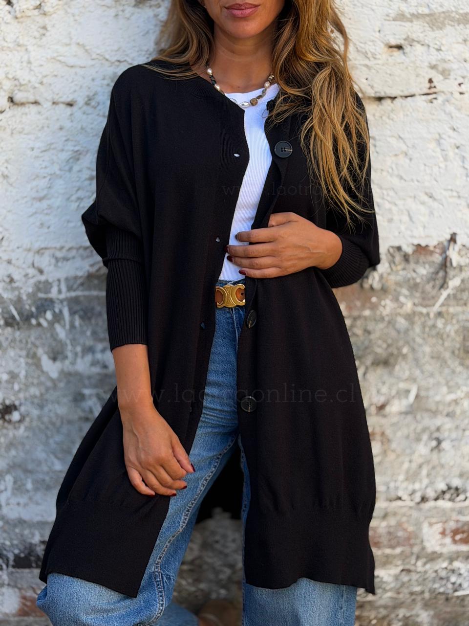 Sweater/Chaleco Reversible negro