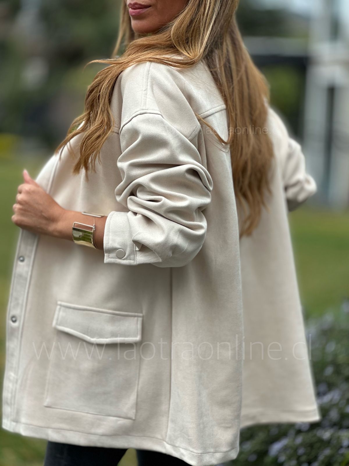Sobrecamisa La plata beige
