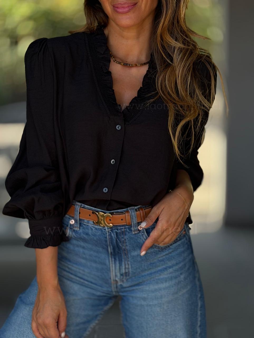 Blusa Amelie negro