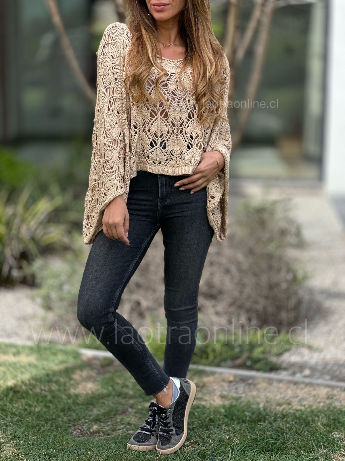 Sweater Coquet camel