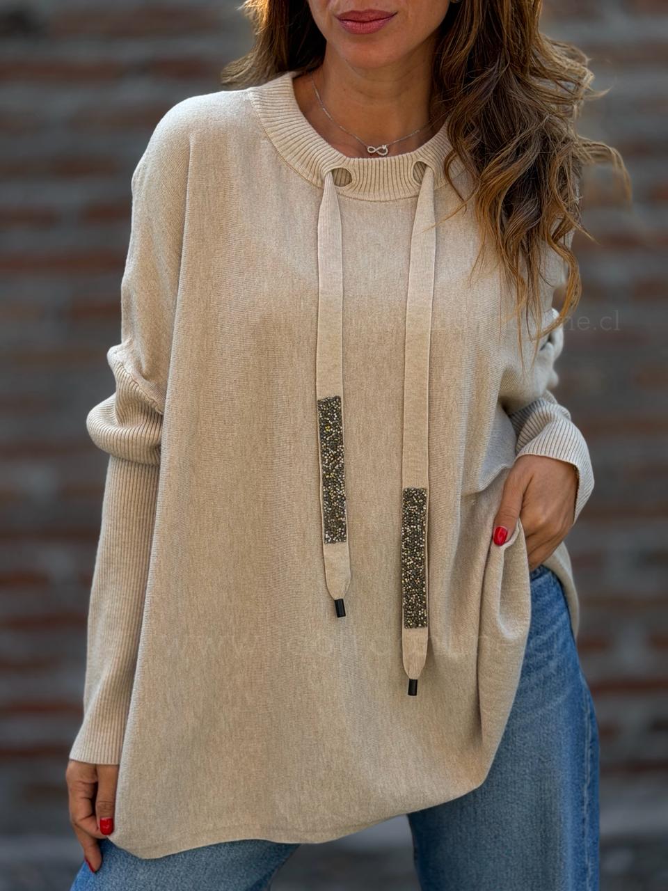 Sweater Snoopy beige