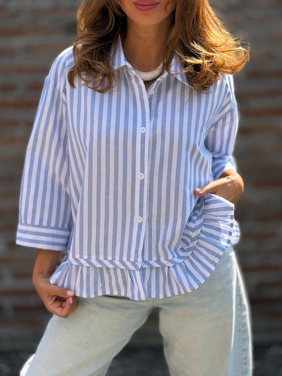 Blusa Julieta celeste