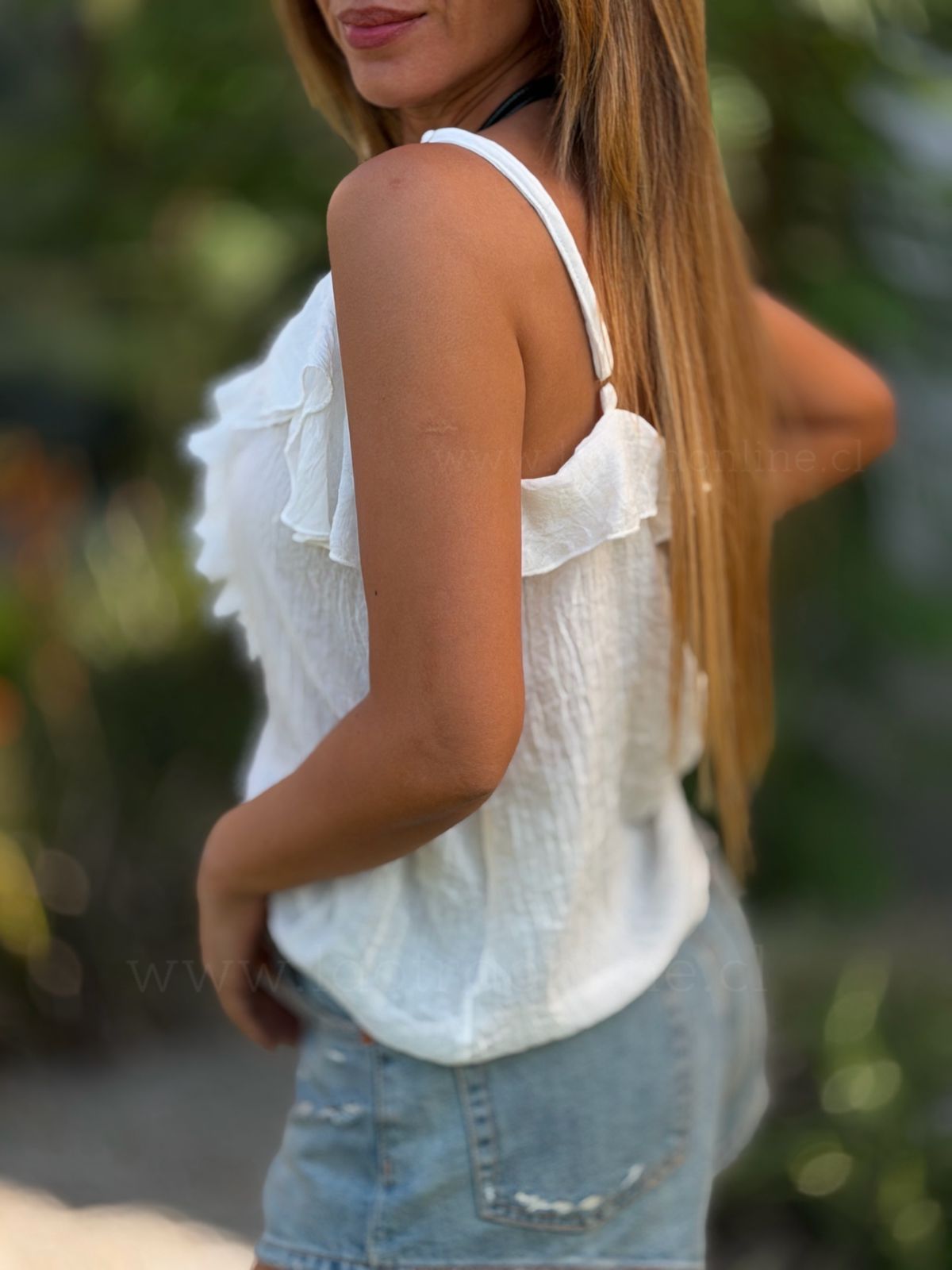 Polera Vuelitos blanco