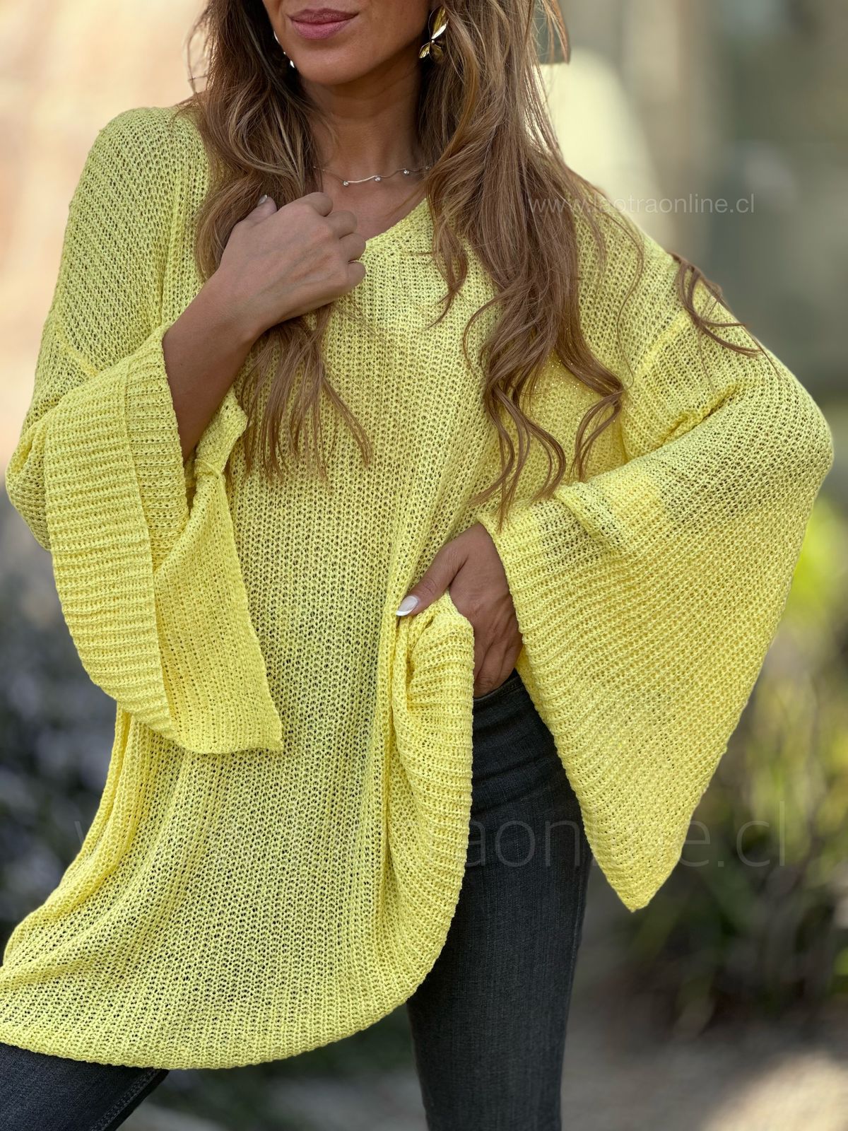 Sweater Bohemio amarillo
