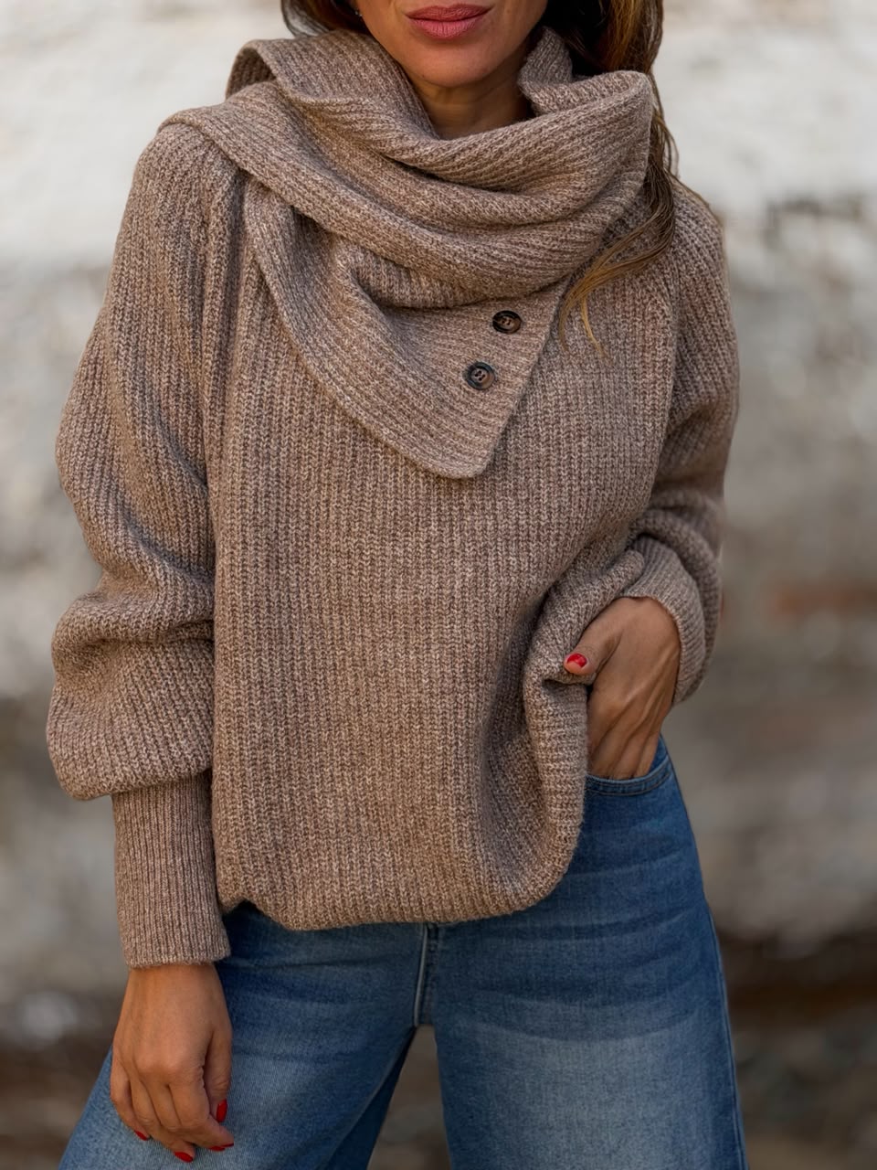 Sweater+Bufanda arena