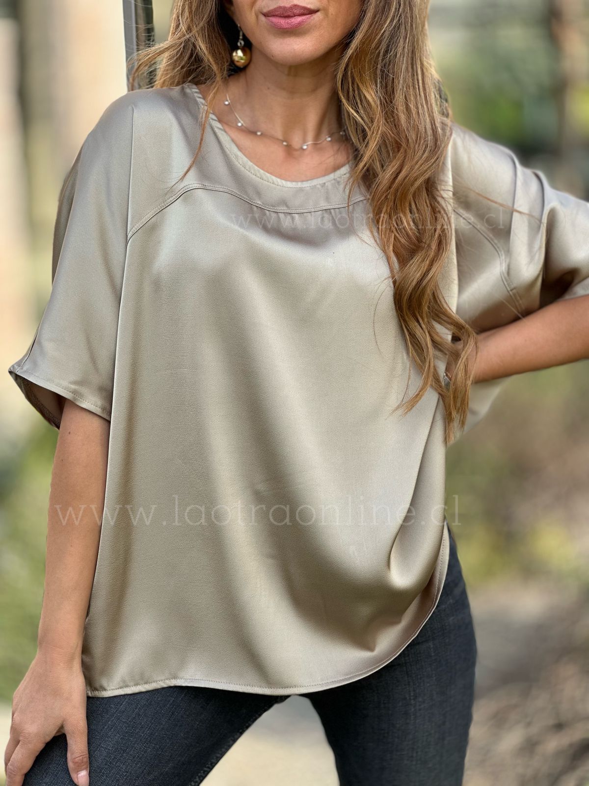 Polera Milano taupe