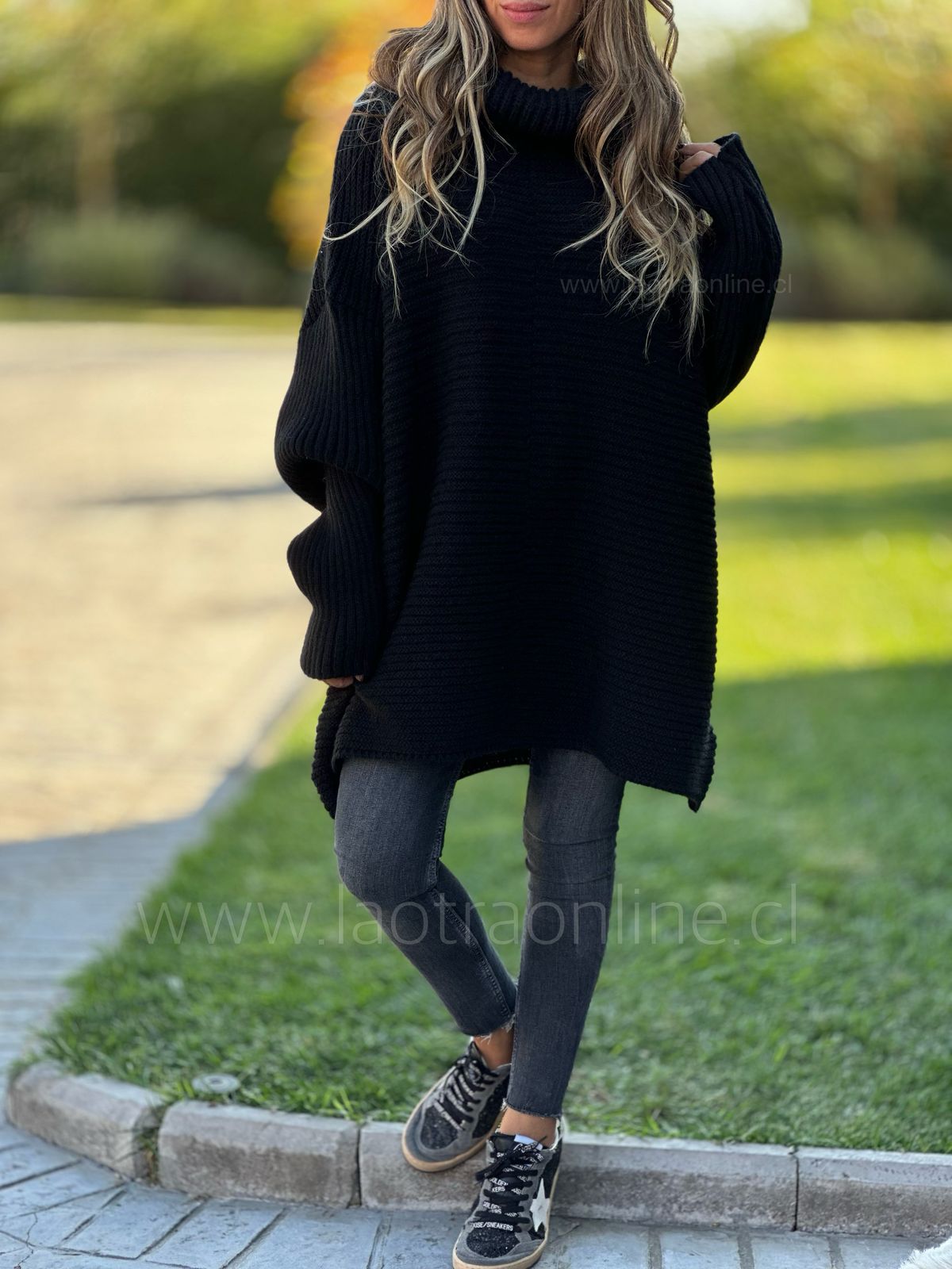 Oversize Italia negro