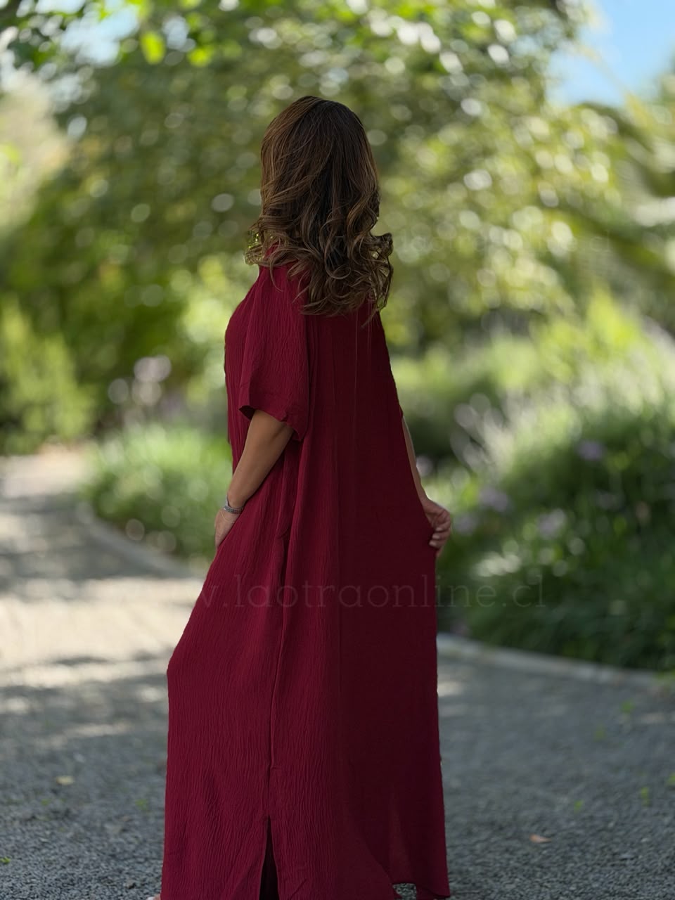 Túnica Mediterráneo cherry