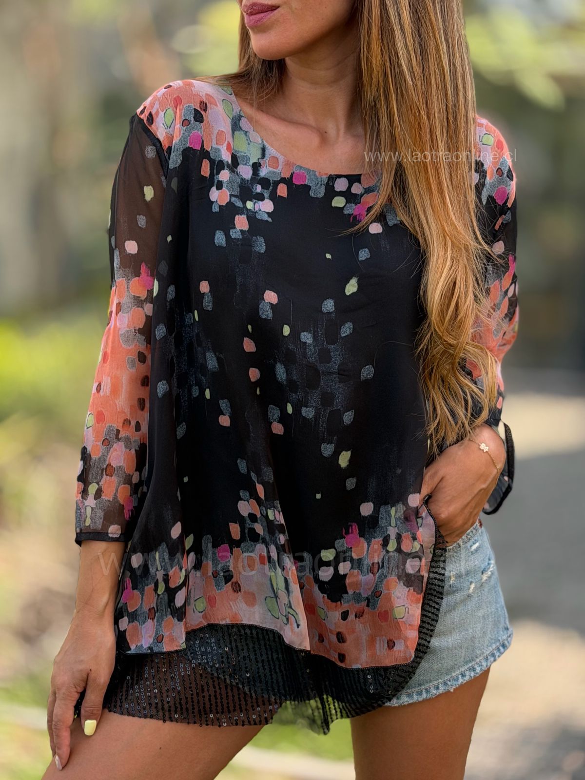 Blusón Oporto negro