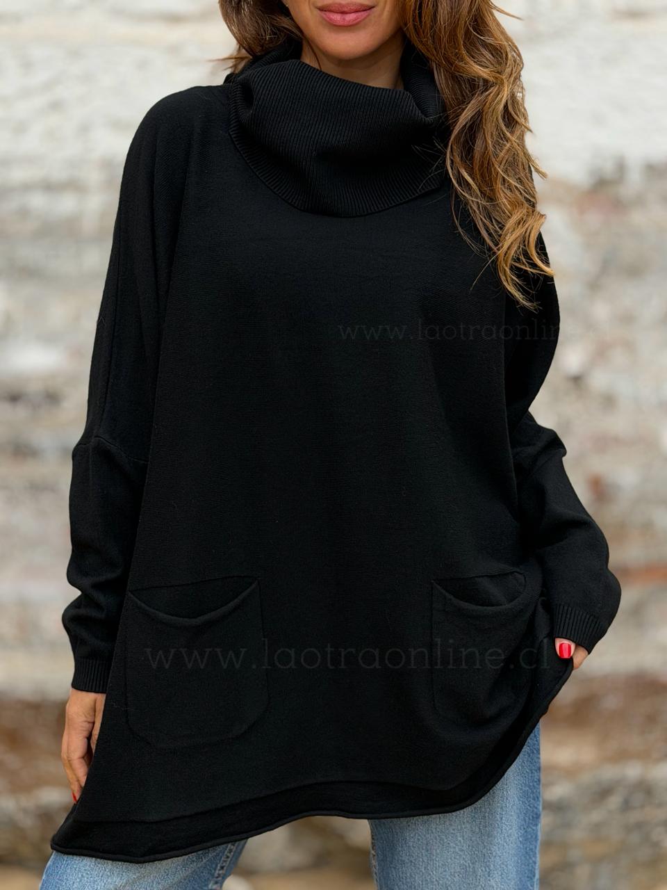 Maxi Oversize Azalea negro