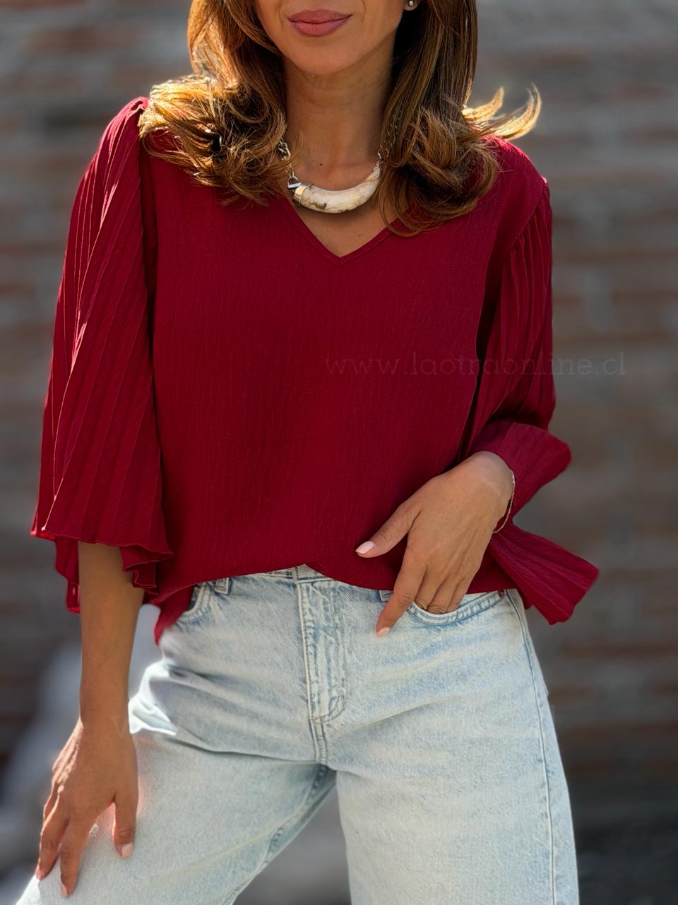 Polera Saona cherry