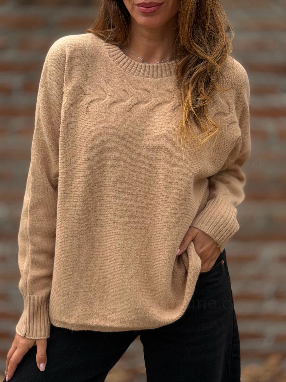 Sweater Polonia camel