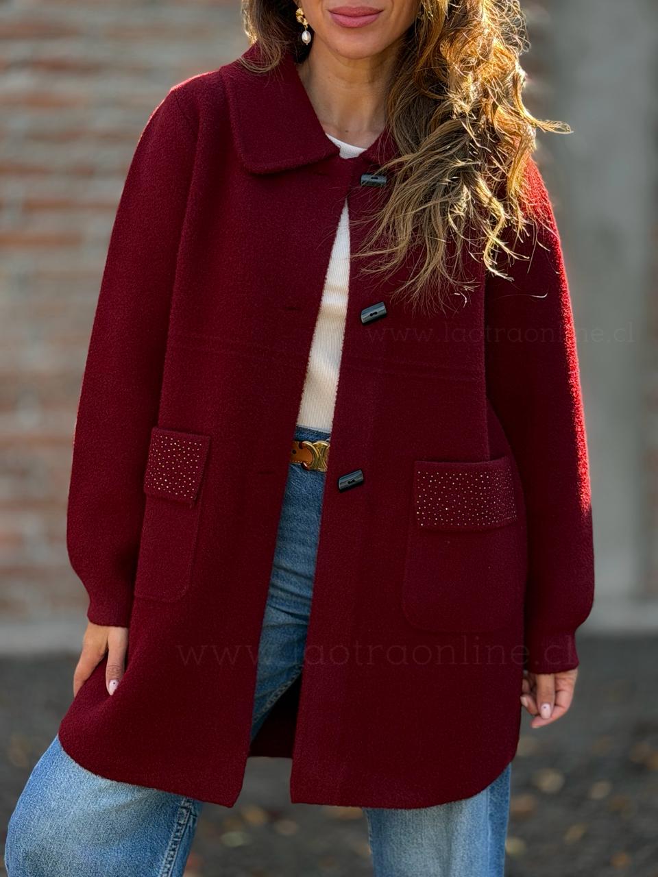 Abrigo/Montgomery Glamour vino