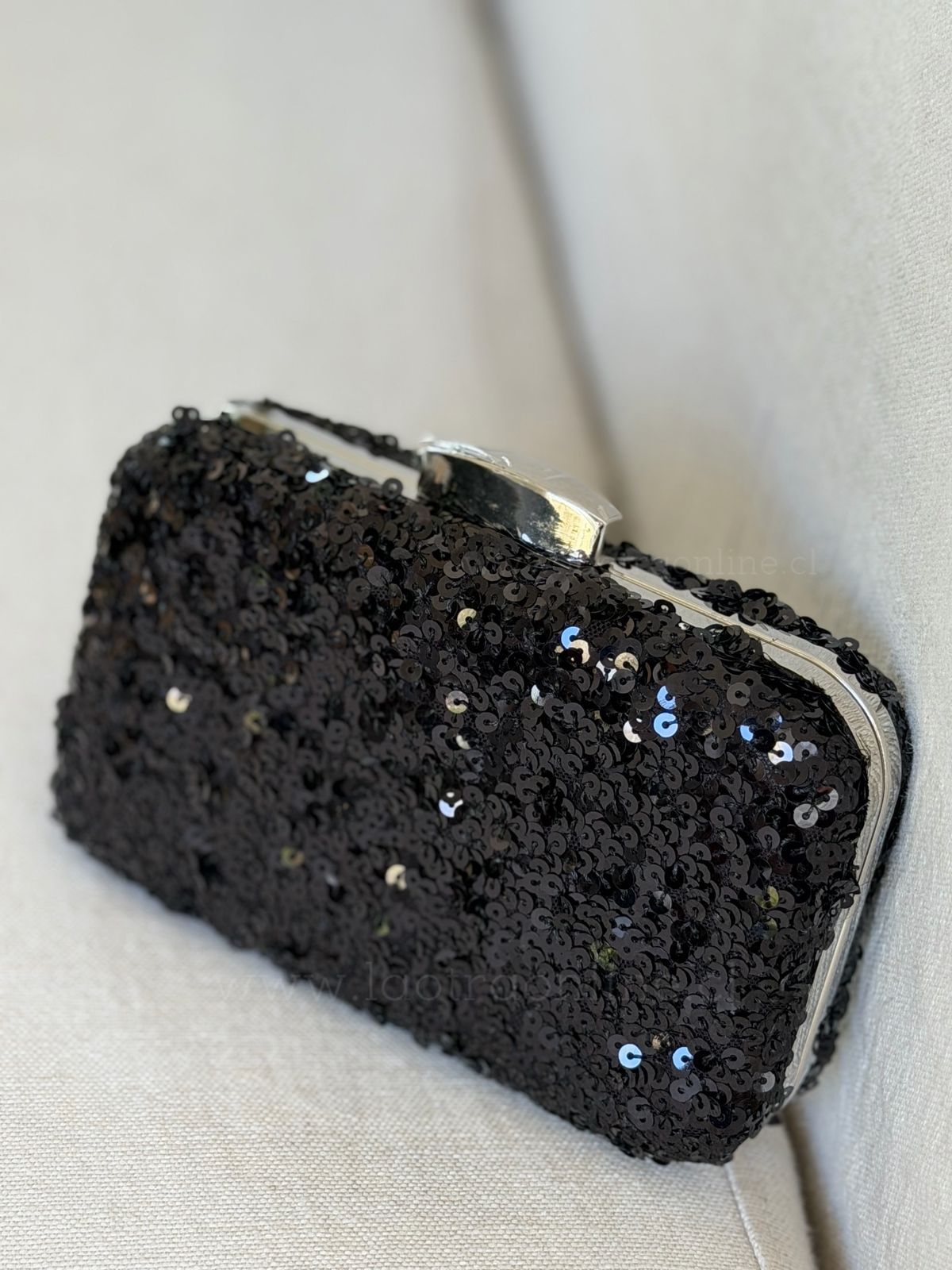 Cartera Lentejuelas negro