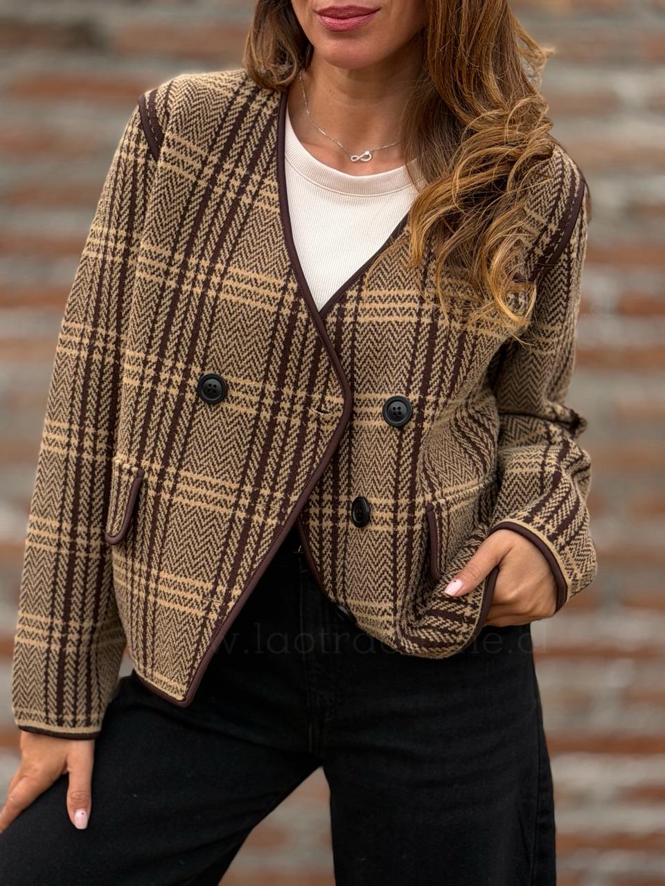 Abriguito/Blazer Cambridge marrón
