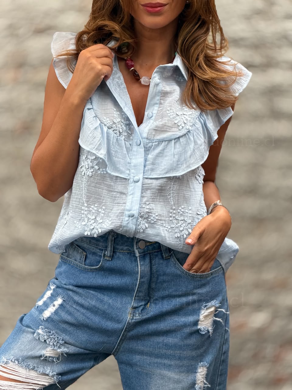 Blusa Vuelitos Linda jacinto