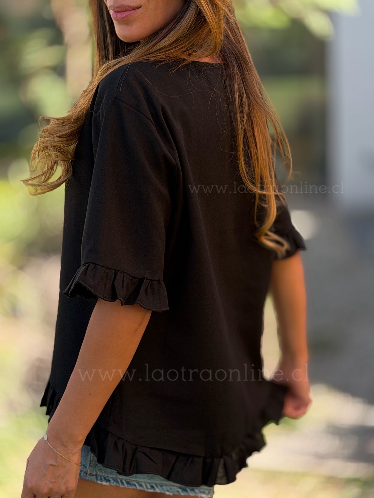 Blusón Copacabana negro