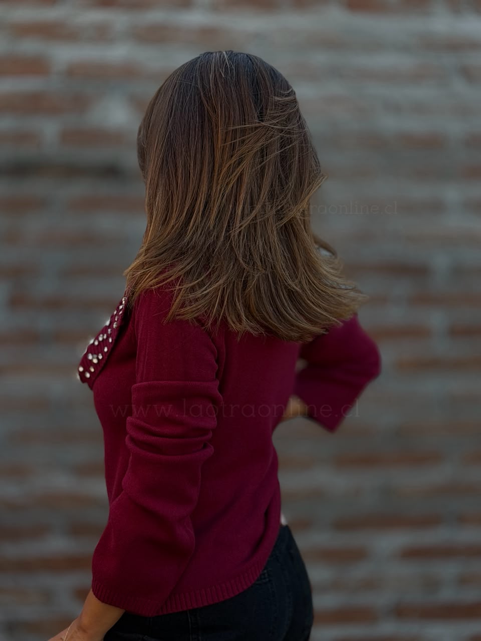 Sweater Glamoroso cherry