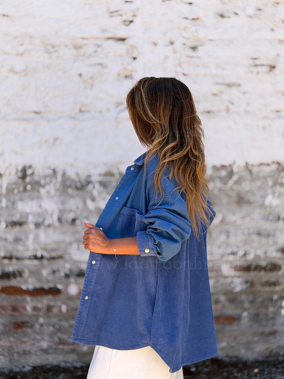 Chaqueta/sobre camisa Francia azul