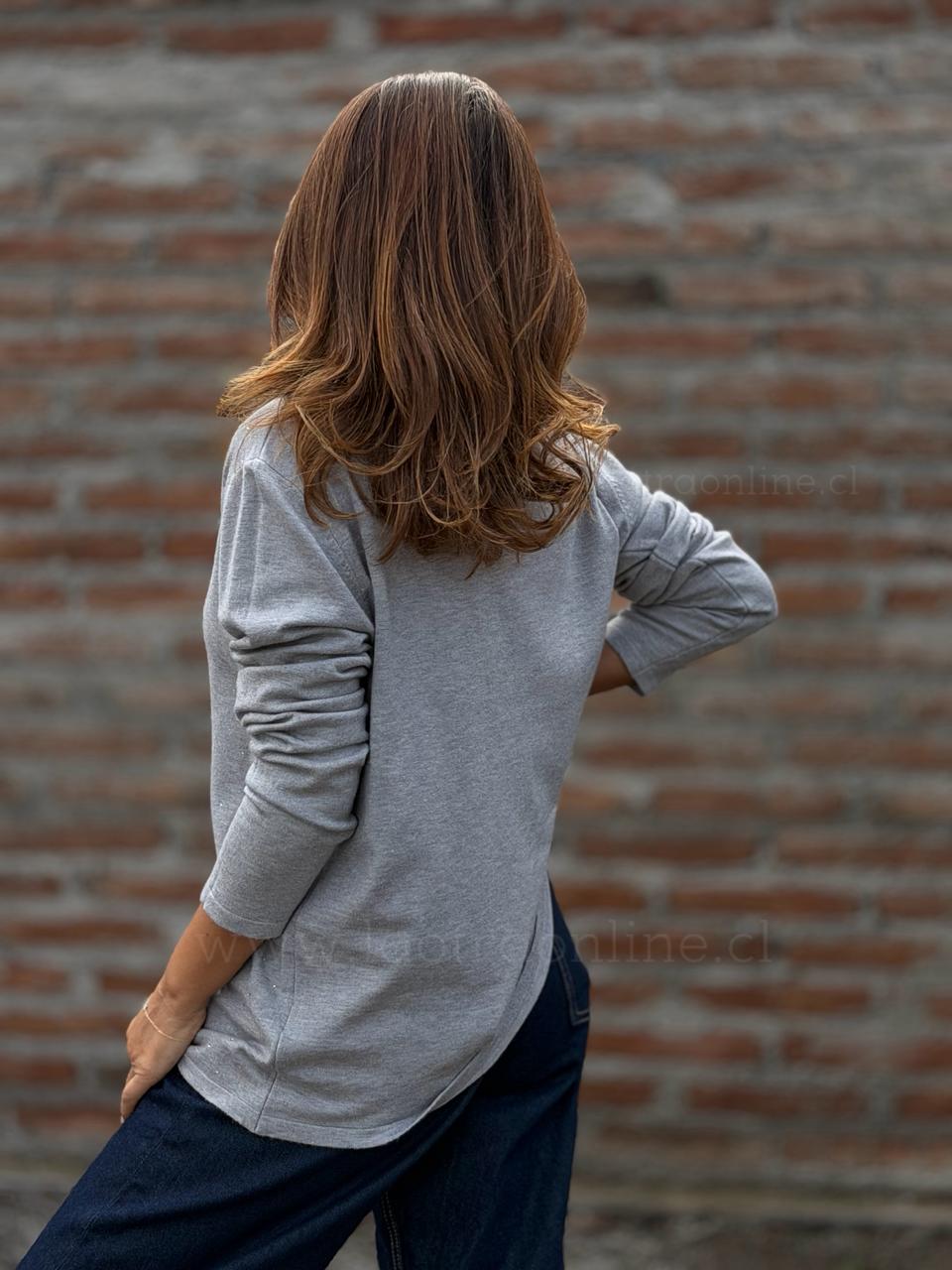 Sweater Glamour gris