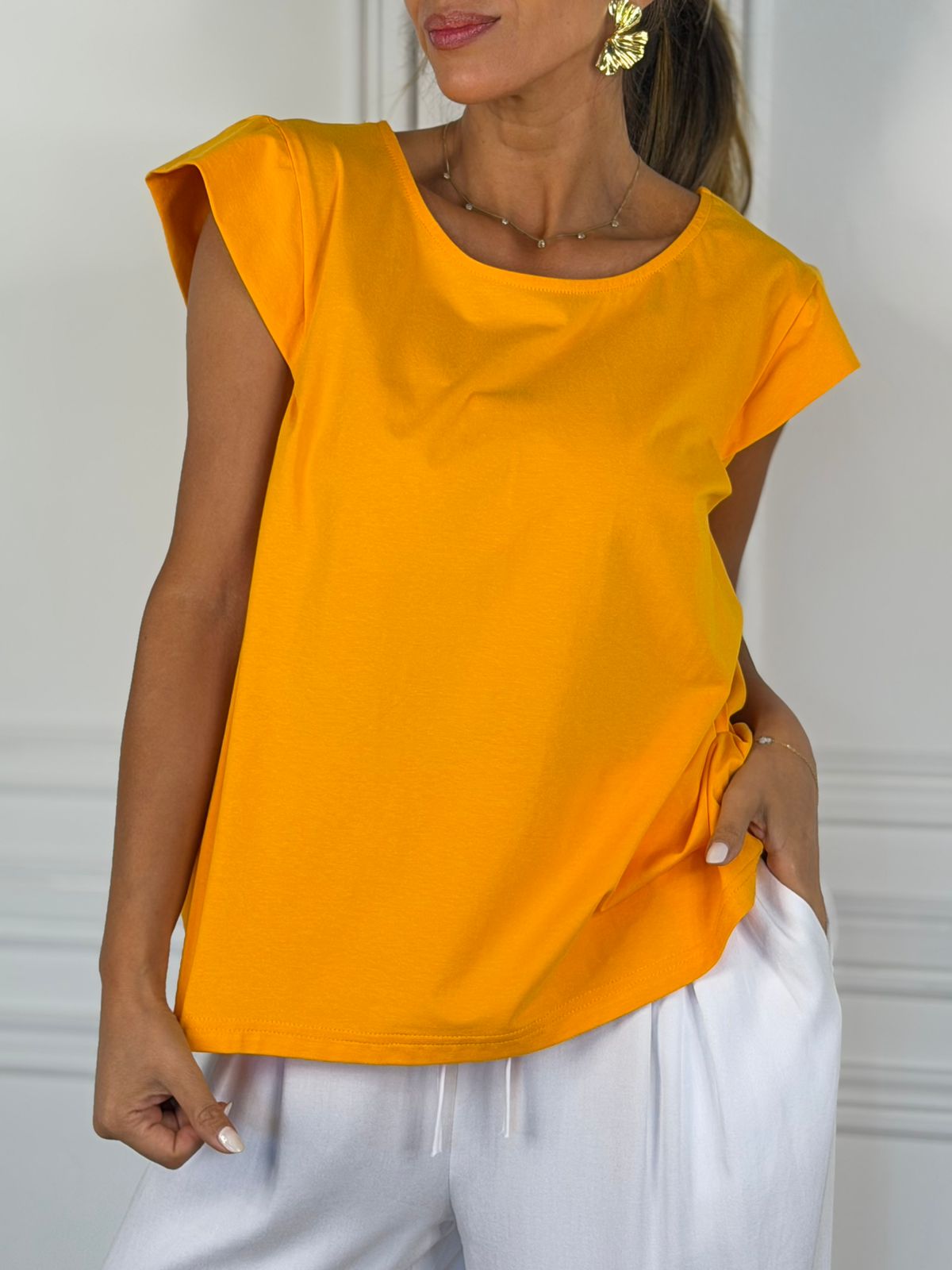 Polera Copenhague naranja