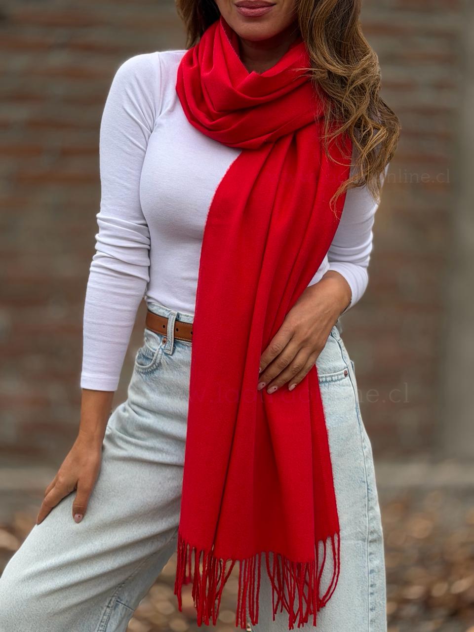Bufandon Molly rojo