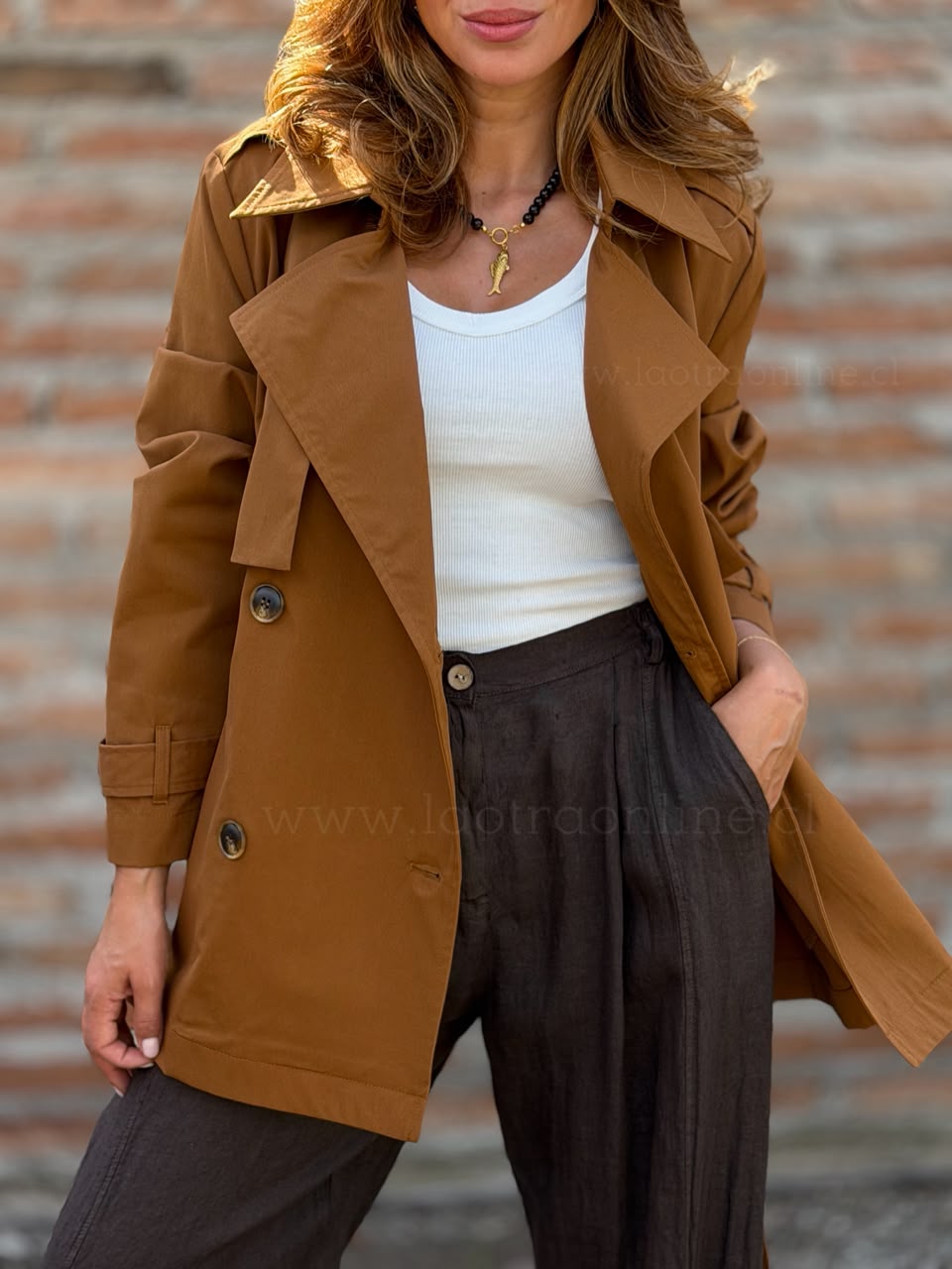 Trench Verano toffe