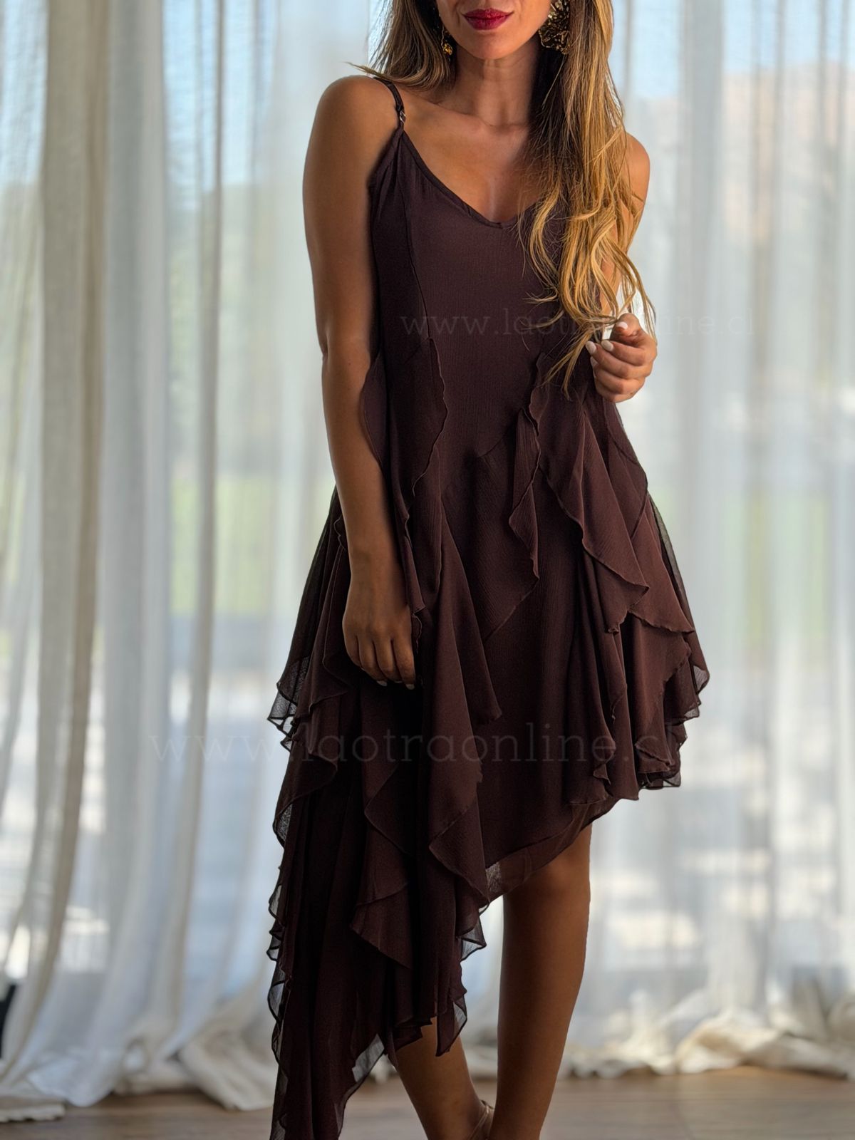 Vestido New choco