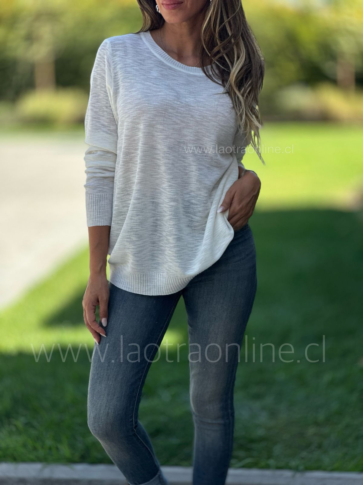 Sweater Isme crema
