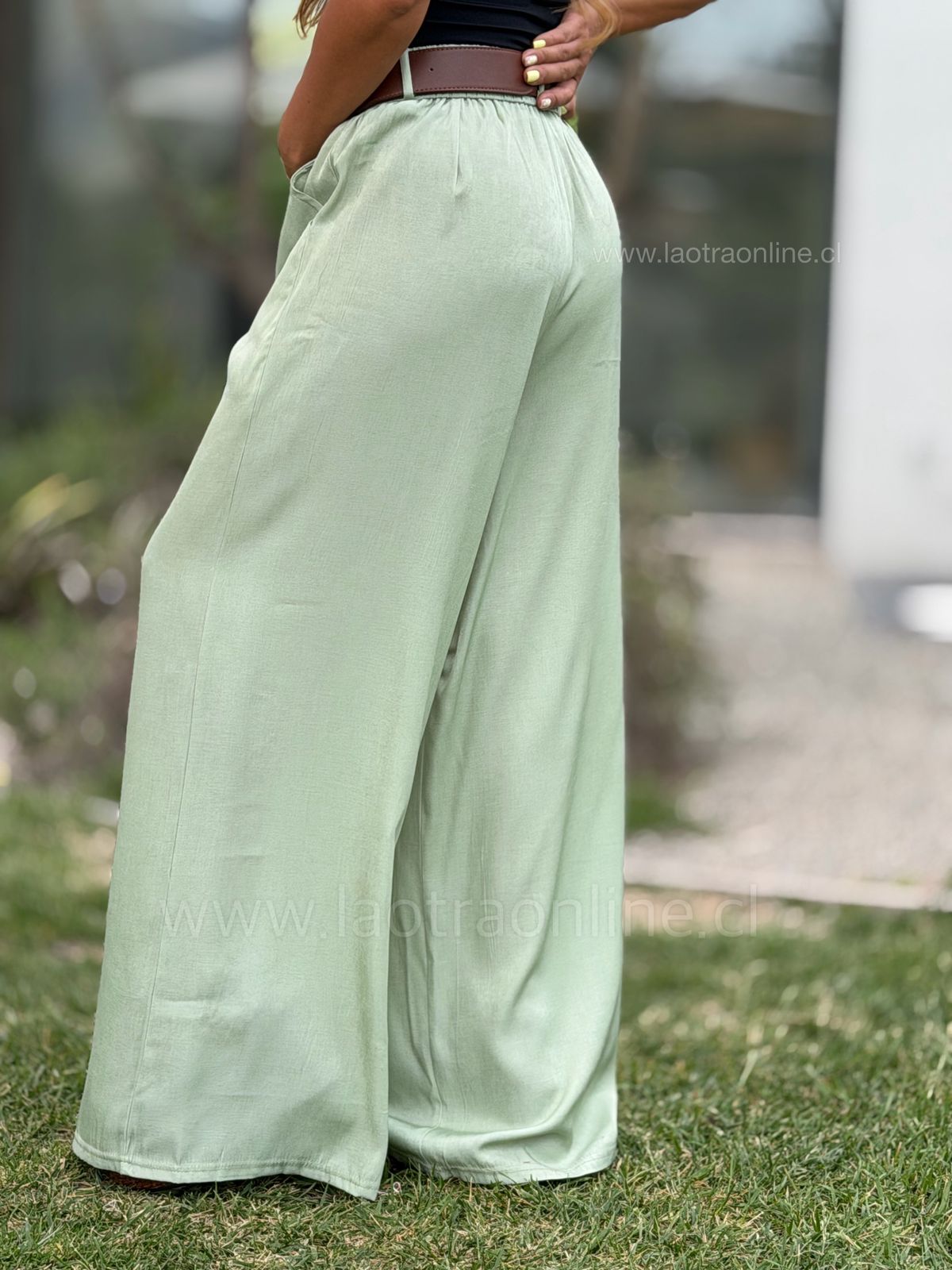 Pantalón Jersey verde