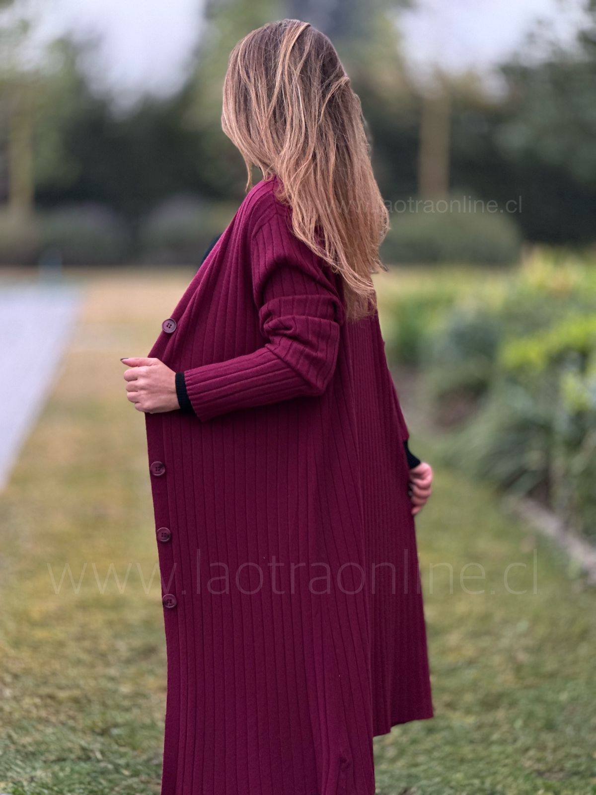 Cardigan París cherry