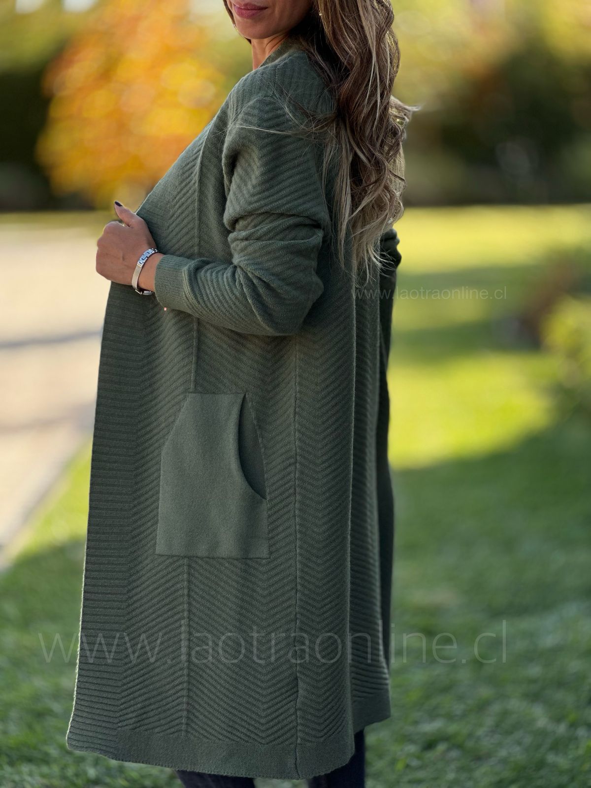 Cardigan Fabuloso olivo