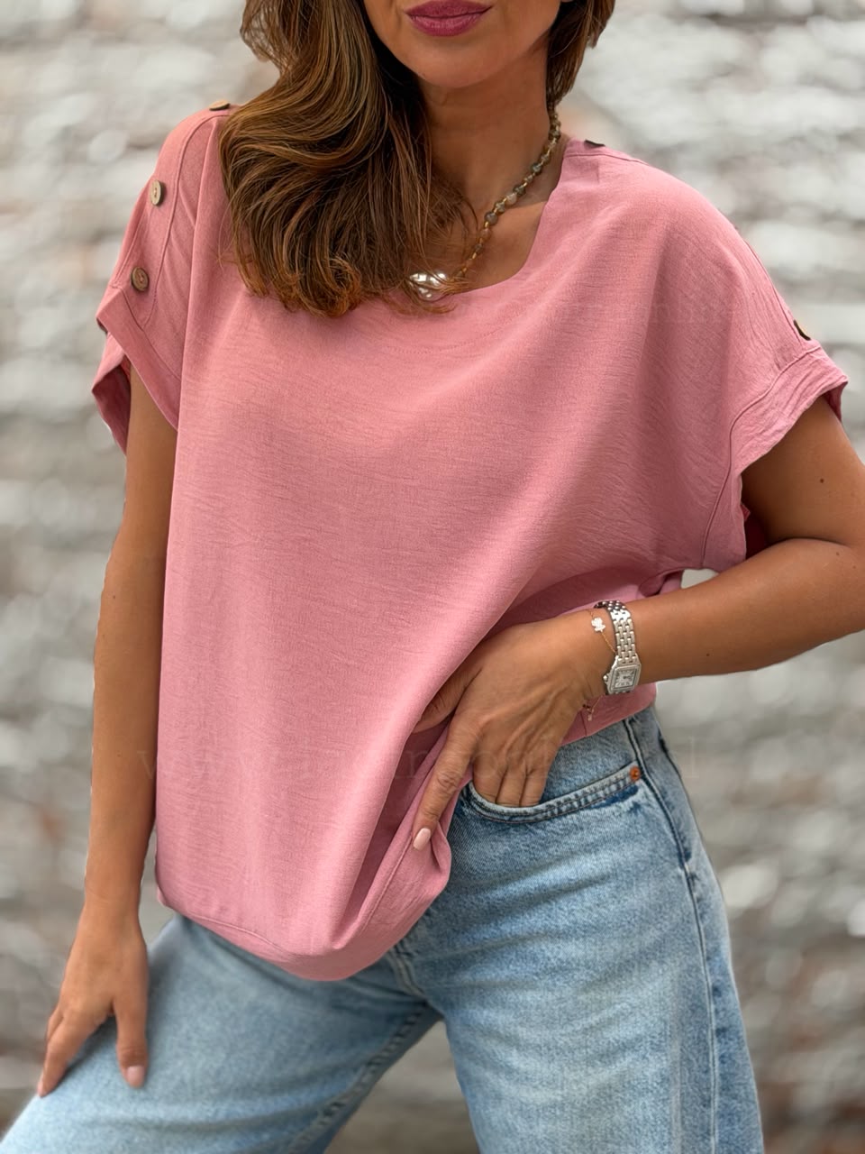 Polera Majestuosa rosa