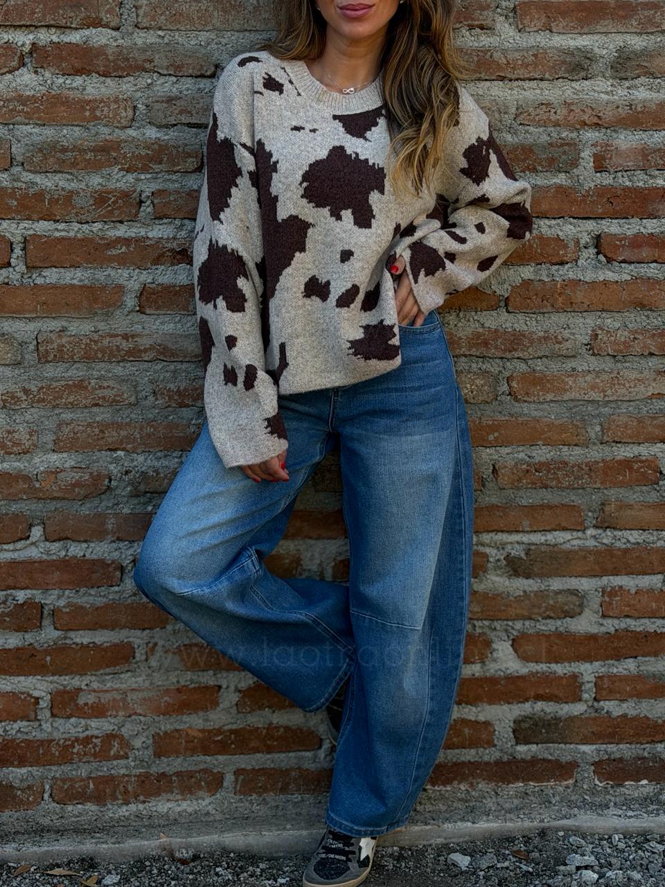 Sweater Cow moka
