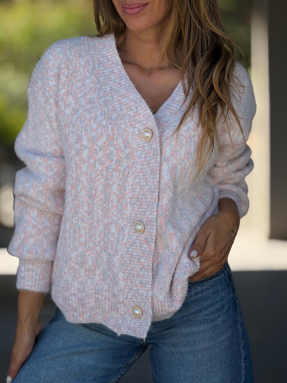 Chaleco Jazmín rosa