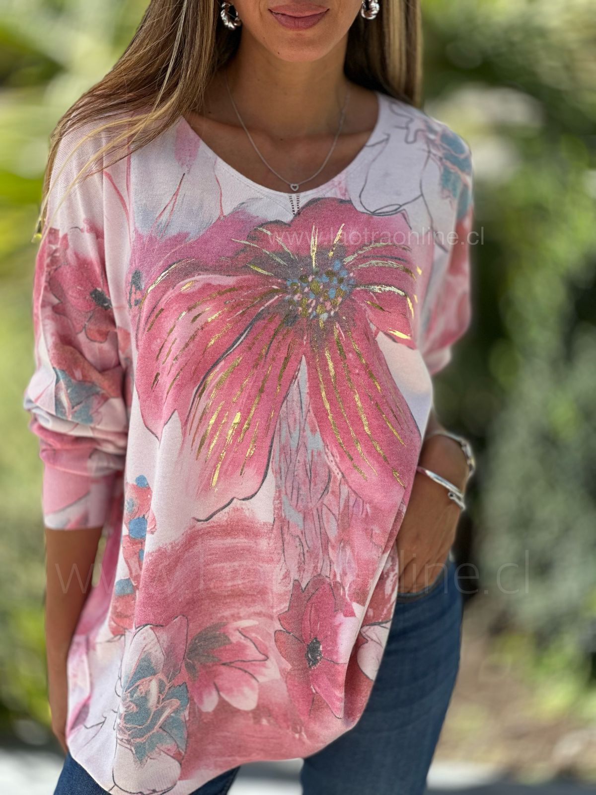 Sweater Bahía rosa