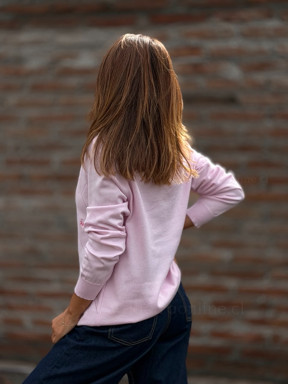 Sweater Flower rosa