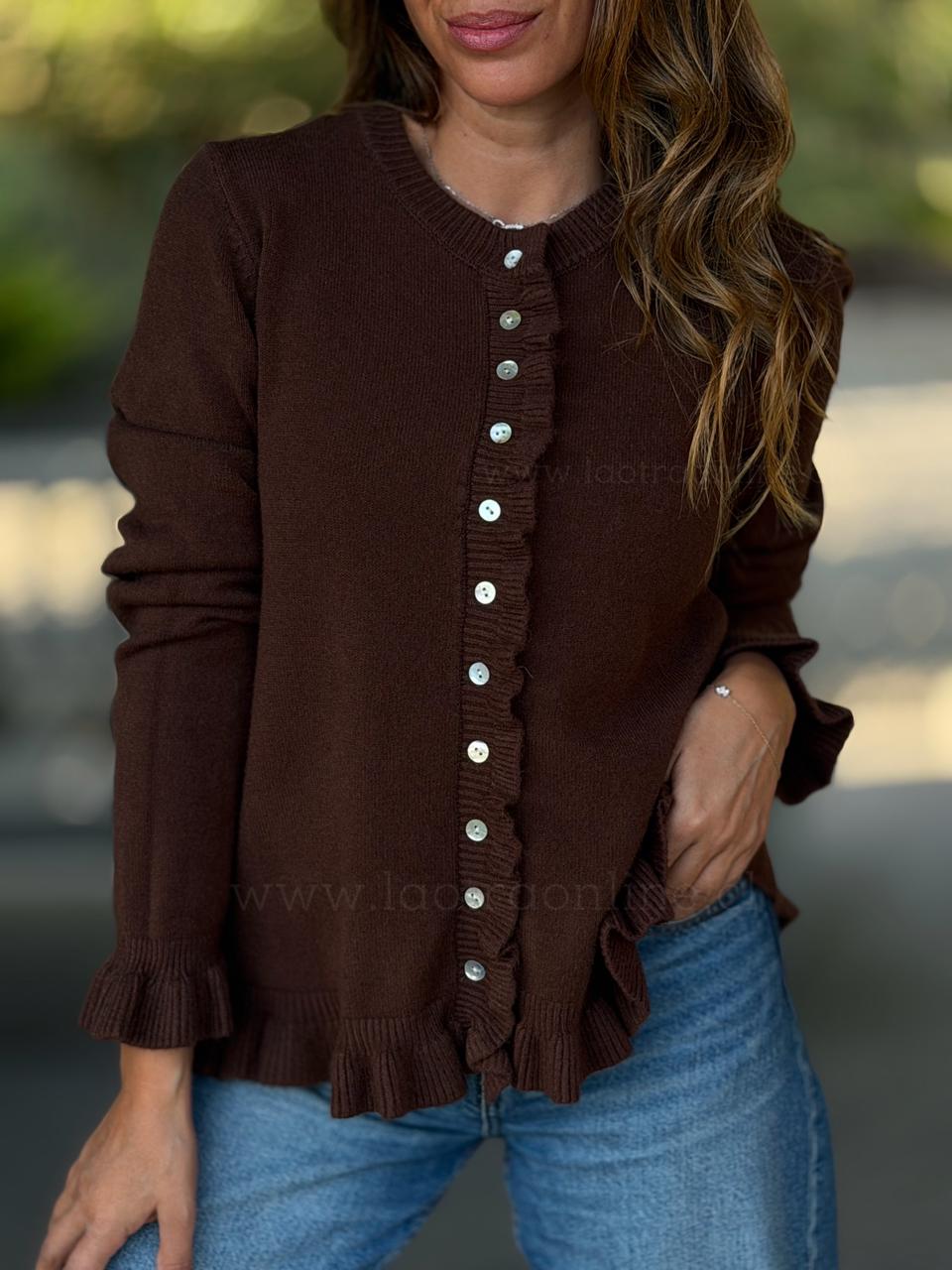 Chaleco Baires marron